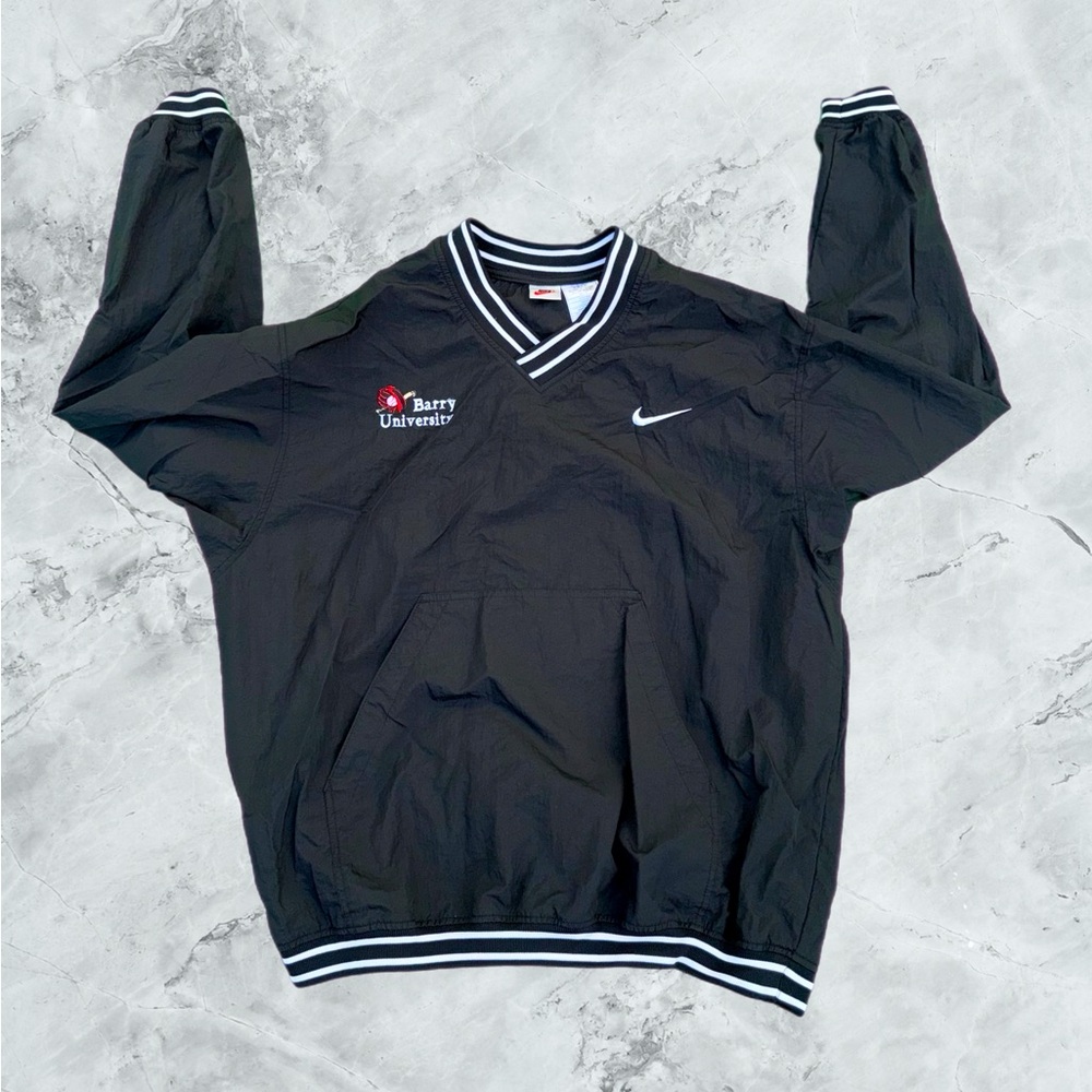 Vintage NIKE Pullover Windbreaker Baggy  90s Jacket Nylon Spellout Mens Large